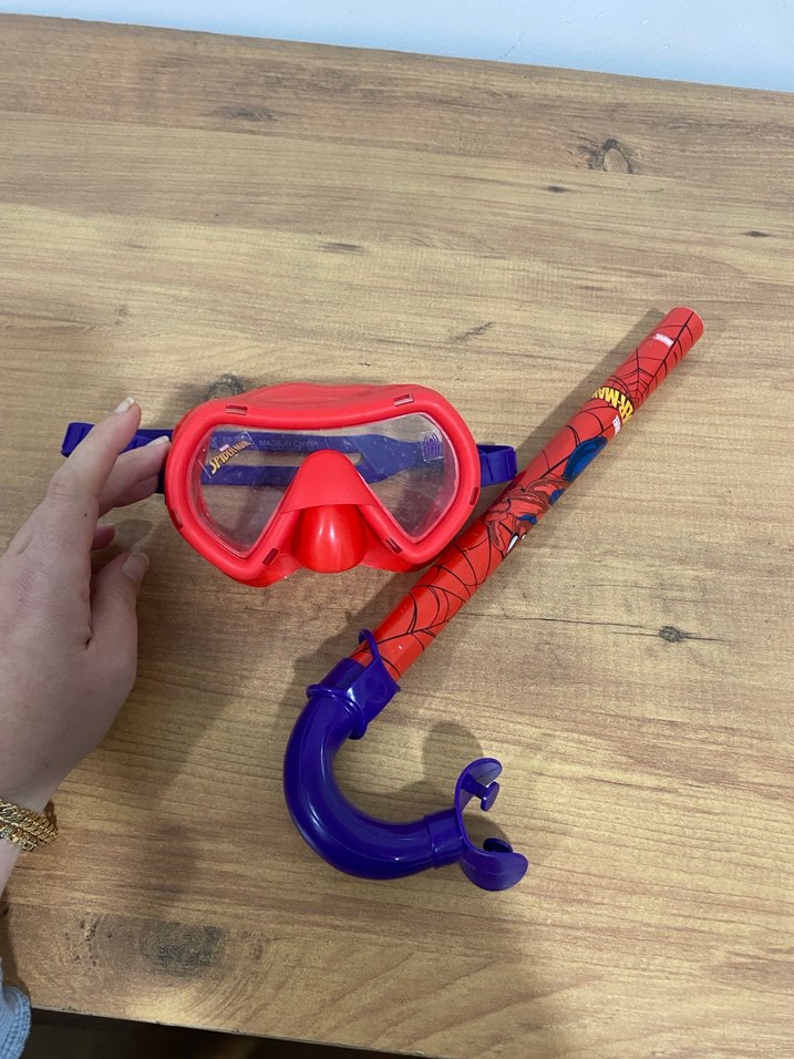 Renkli Su Maskesi ve Dalış Borusu - Görsel 2