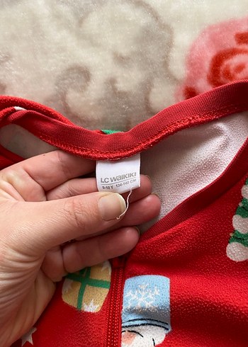 Kırmızı Baskılı Erkek Çocuk tulum - Görsel 5