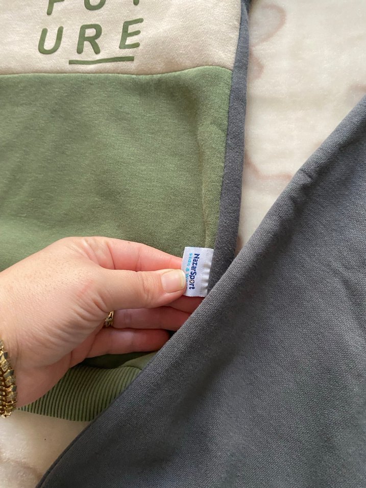 Gri Bebek Erkek Sweatshirt ve Pantolon Takımı - Görsel 3