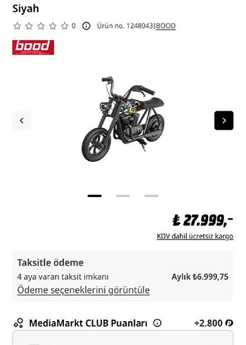 Renkli Desenli Çocuk  motosiklet - Görsel 4