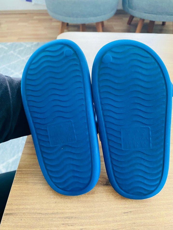 Mavi Erkek Çocuk Terlik - Görsel 4