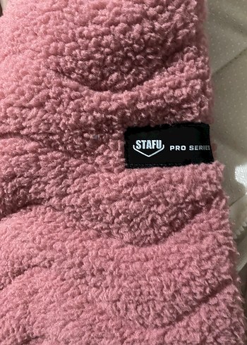 Pembe Peluş Detaylı Kadın Mont - Görsel 3