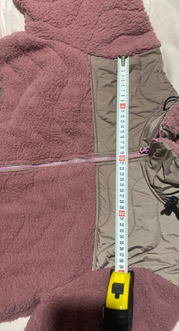 Pembe Peluş Detaylı Kadın Mont - Görsel 5