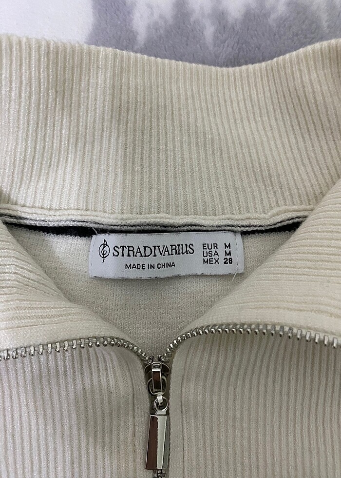 Stradivarius cizgili kazak - Görsel 2