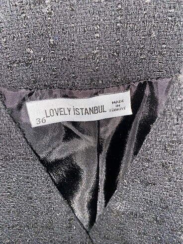 Lovelyİstanbul metal dugme detayli yelek - Görsel 3
