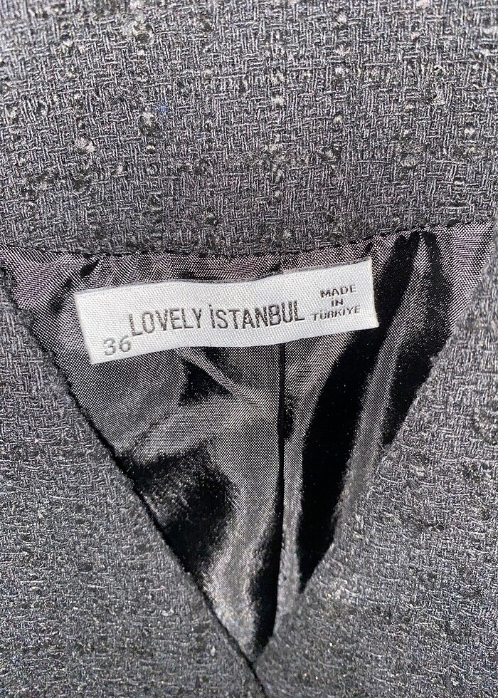 Lovelyİstanbul metal dugme detayli yelek - Görsel 3