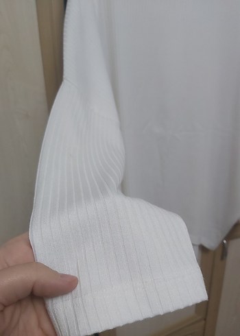 Beyaz salaş tunik - Görsel 3