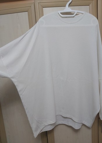 Beyaz salaş tunik - Görsel 2