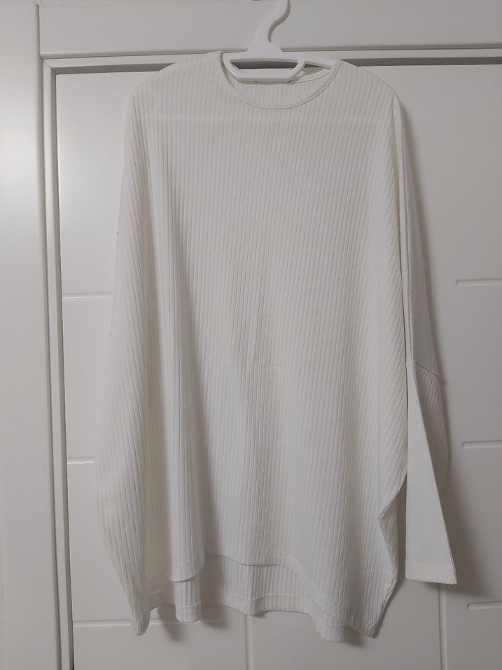 Beyaz salaş tunik - Görsel 4