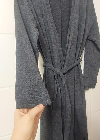 kadın uzun hırka - Görsel 4