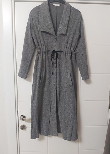 uzun mevsimlik trenç hırka - Görsel 3