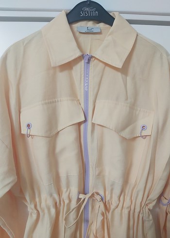 trençkot tunik - Görsel 3