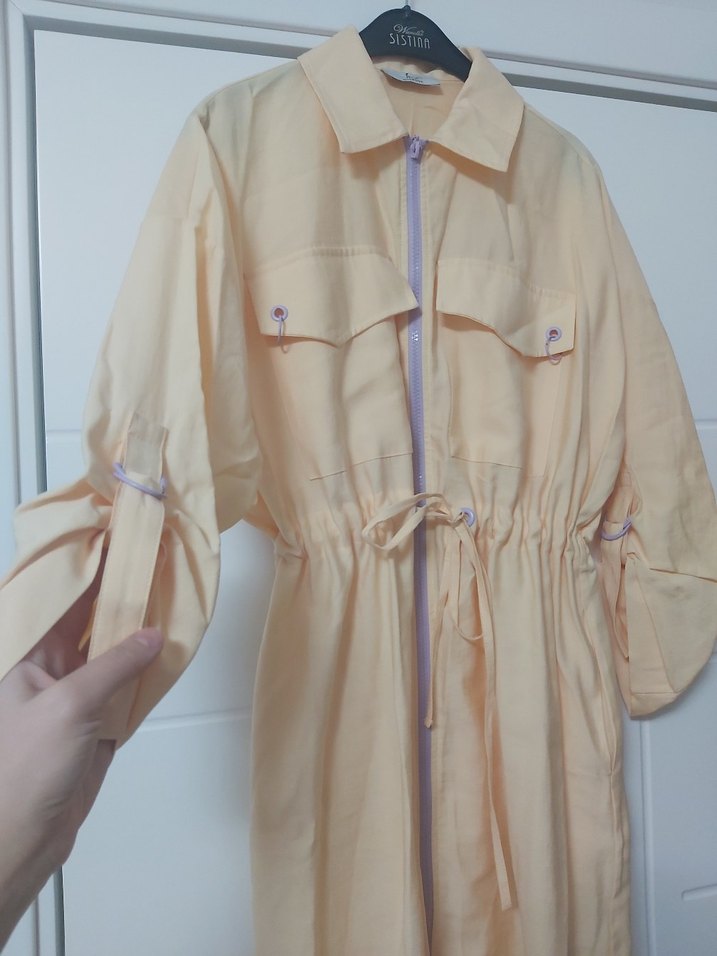 trençkot tunik - Görsel 2