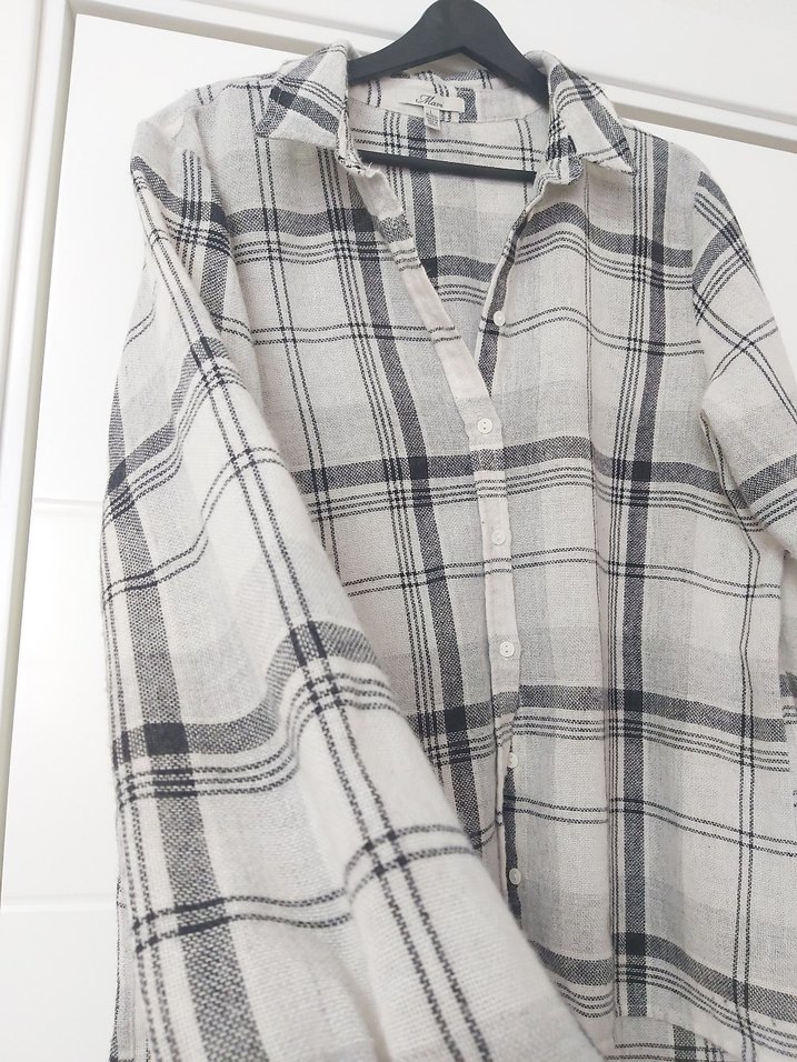 orjinal mavi Kadın Gömlek - Görsel 2