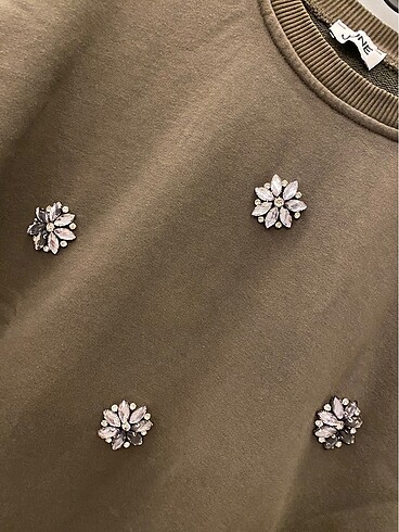 universal Beden Taşlı sweat