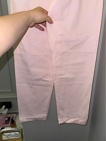 m Beden pembe Renk Toz pembe gabardin Pant