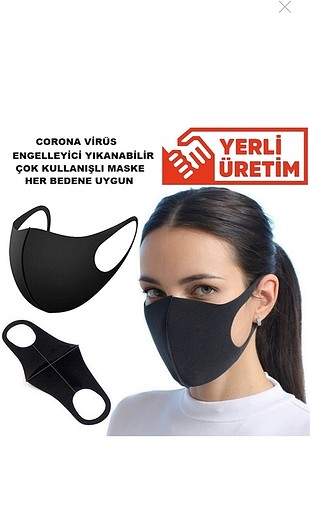 Yıkanabilir nano maske