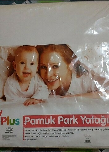 E bebek Baby Plus Pamuk Park Yatağı 60 × 120 cm 