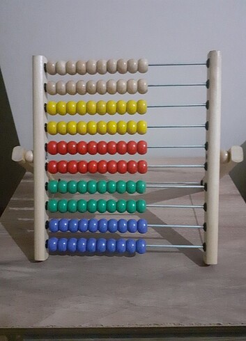 Ikea IKEA AHŞAP RENKLİ ABAKÜS 