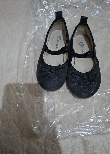 Kız Çocuk Siyah Tokalı Babet Ayakkabı - Görsel 5