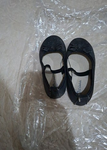 Kız Çocuk Siyah Tokalı Babet Ayakkabı - Görsel 3