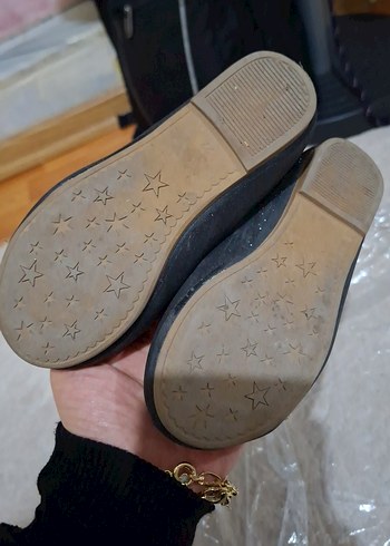 Kız Çocuk Siyah Tokalı Babet Ayakkabı - Görsel 2