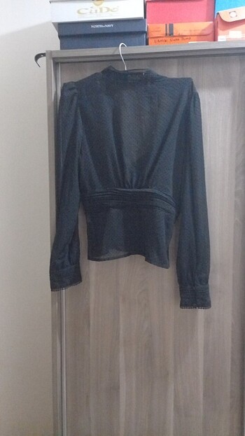 Transparan crop Gömlek  - Görsel 6