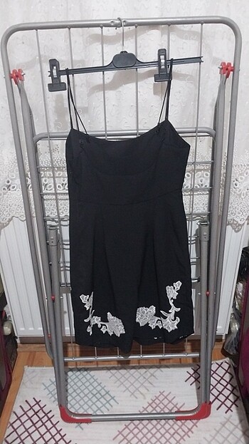 34 Beden siyah Renk Mini elbise 
