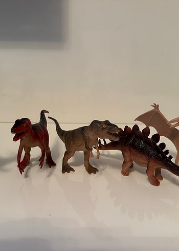 Kahverengi Koyu Dinozor Aksiyon Figürleri