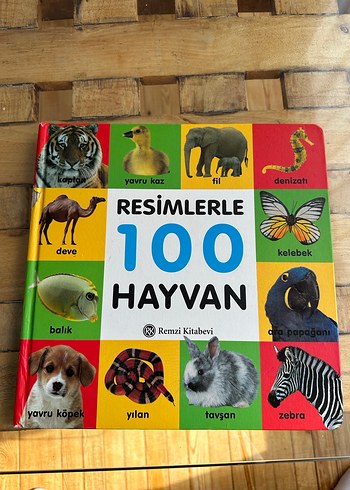Resimlerle 100 Hayvan - Çocuk Kitabı