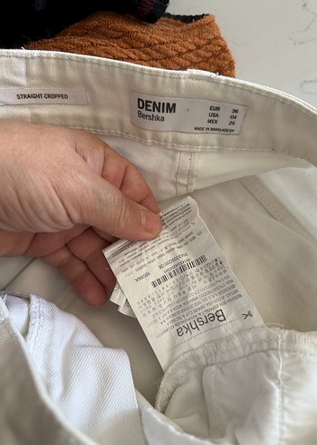 s Beden Beyaz Kadın Denim Jean Pantolon