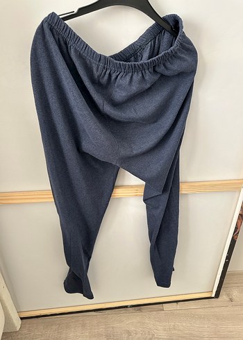 Gri kadın şalvar Rahat Kesim Pijama Altı - Görsel 2