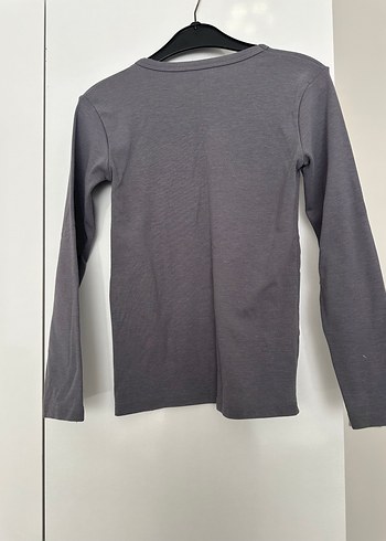 Çocuk Gri Uzun Kollu İçlik - Görsel 2