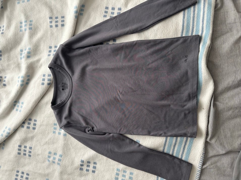 Çocuk Gri Uzun Kollu İçlik - Görsel 3