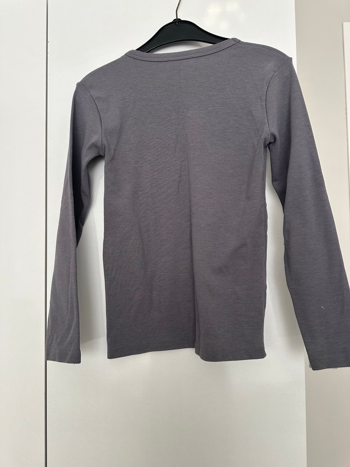 Çocuk Gri Uzun Kollu İçlik - Görsel 2