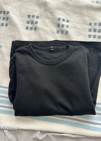 Siyah Çocuk Uzun Kollu İçlik kazak - Görsel 5