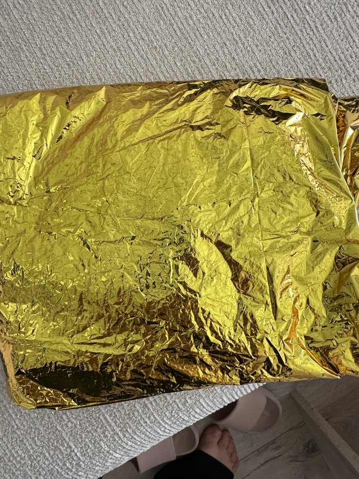 Folyo Parlak Altın Renkli Düz - Görsel 3