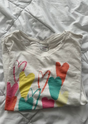 Çok Renkli Baskılı Kısa Kollu Tişört - Görsel 6