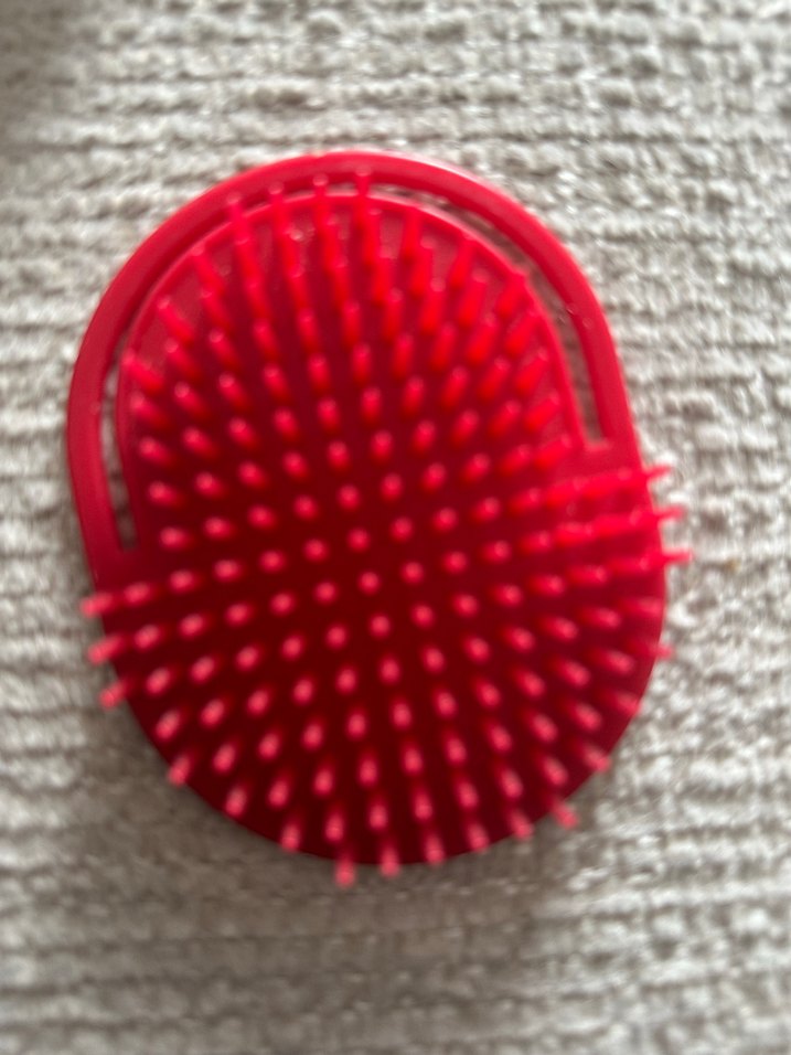 Kırmızı Parlak kedi köpek tarağı - Görsel 2