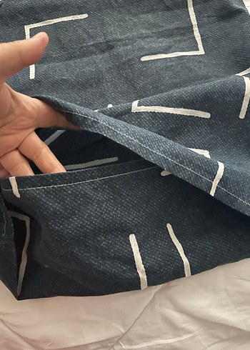 Yastık yüzü Bordo desenli ve koyu desenli - Görsel 3