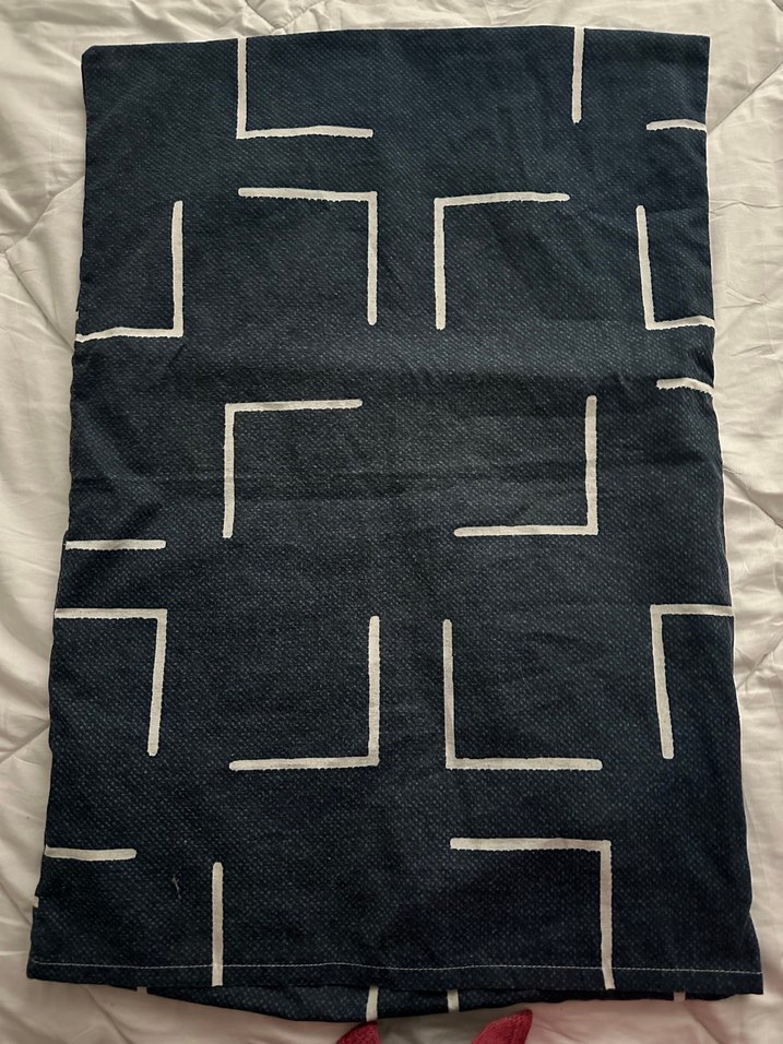 Yastık yüzü Bordo desenli ve koyu desenli - Görsel 4