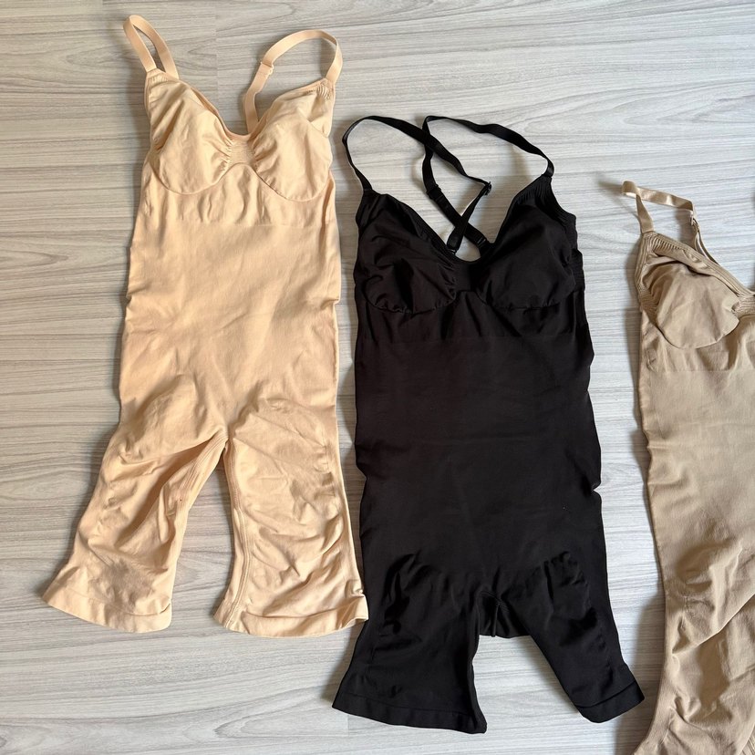 Bej Kadın Midi Şort Tulum - Görsel 3