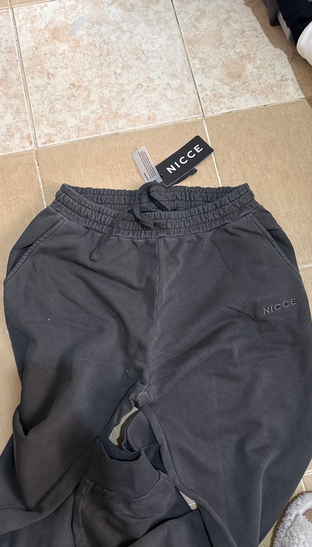 NICCE Siyah erkekRahat Kesim Eşofman - Görsel 3