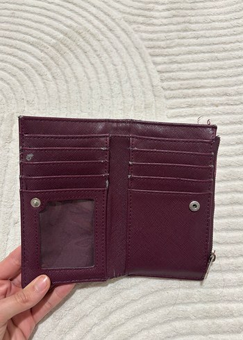 Pastel Renkli Kadın Deri Fermuarlı Clutch Cüzdan - Görsel 2