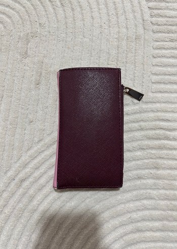 Pastel Renkli Kadın Deri Fermuarlı Clutch Cüzdan - Görsel 4