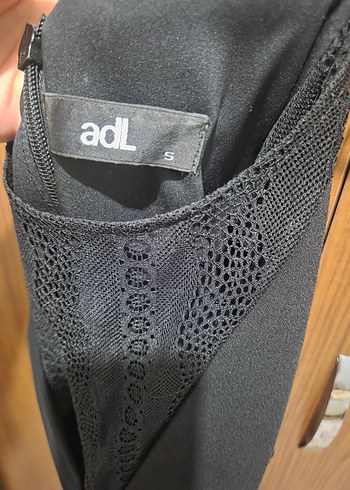 Kadın Siyah Dantel Detaylı Uzun Tulum - Görsel 4