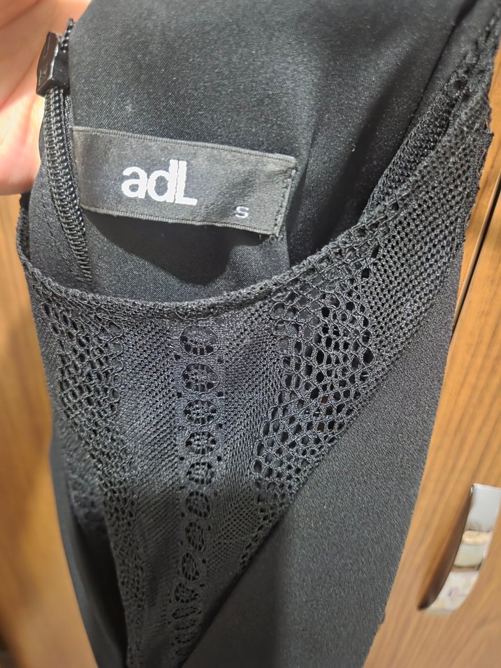 Kadın Siyah Dantel Detaylı Uzun Tulum - Görsel 4