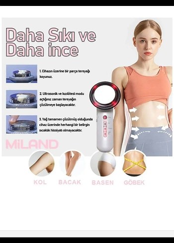 Beden ems modlu kavitasyon cihazı