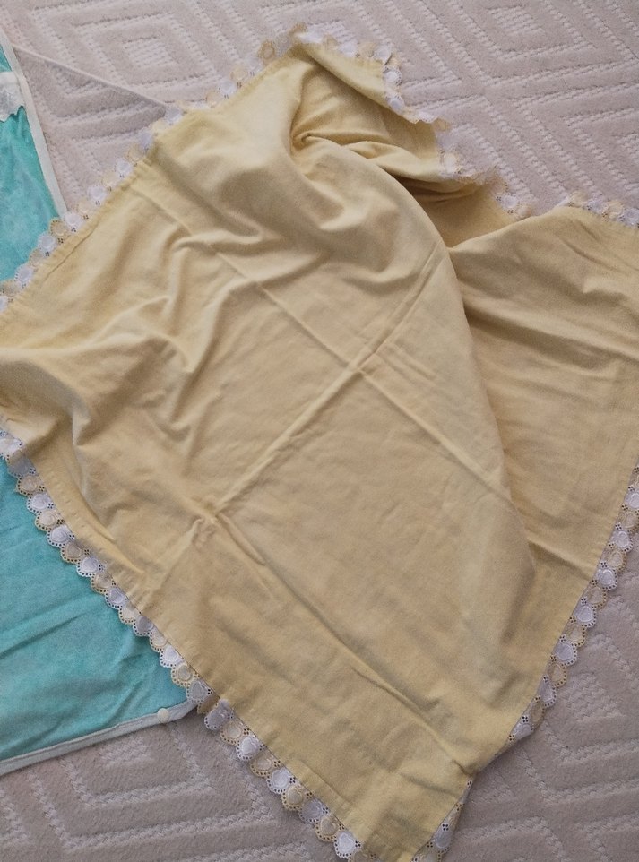 Turkuaz Nakışlı Çocuk Battaniyesi - Görsel 2