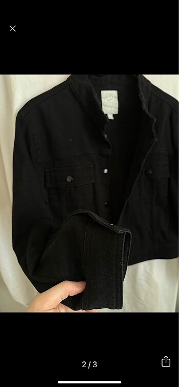 Twist siyah kot ceket